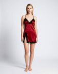 Olivia Lace Trim Silk Nightgown – Elegant Lightweight Sleepwear for Women - Silken & Dreams