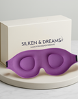 3D Contoured Mulberry Silk Sleep Mask – Light-Blocking & Lash-Friendly | Silken & Dreams