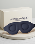 3D Contoured Mulberry Silk Sleep Mask – Light-Blocking & Lash-Friendly | Silken & Dreams
