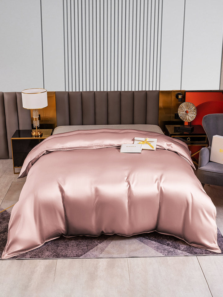 Mulberry Silk Duvet Cover – Seamless, Luxurious, Breathable & Hypoallergenic Bedding for Restful Sleep