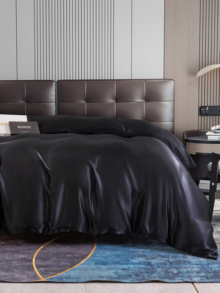 Mulberry Silk Duvet Cover – Seamless, Luxurious, Breathable & Hypoallergenic Bedding for Restful Sleep