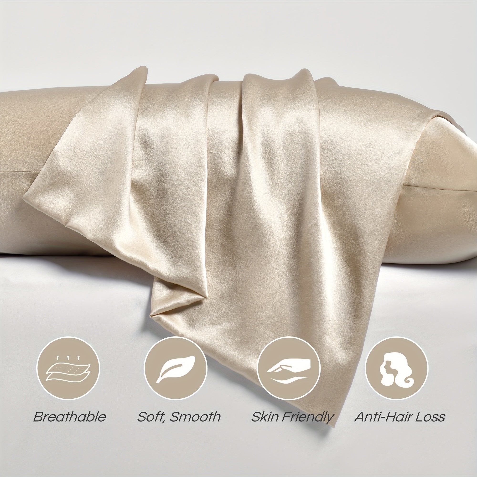 Mulberry Silk Pillowcases – Soft, Breathable, Anti-Frizz Luxury Pillow Covers - Silken & Dreams